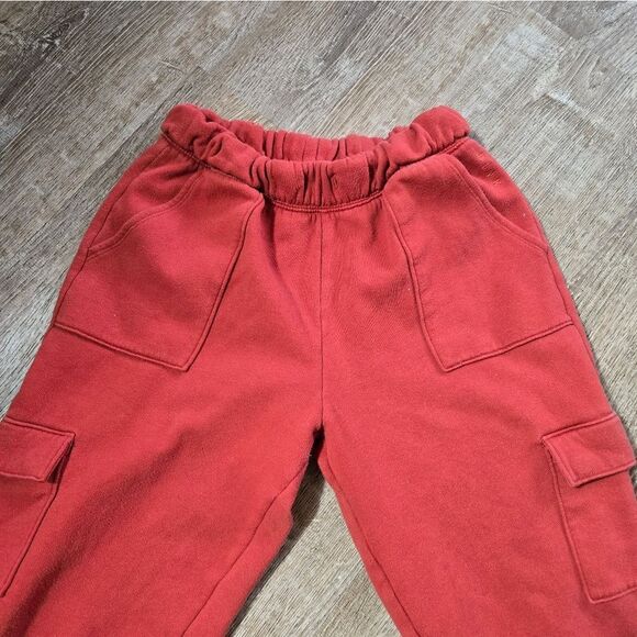 PINK Victoria's Secret Rust Cargo Jogger Sweatpants - Picture 2 of 4